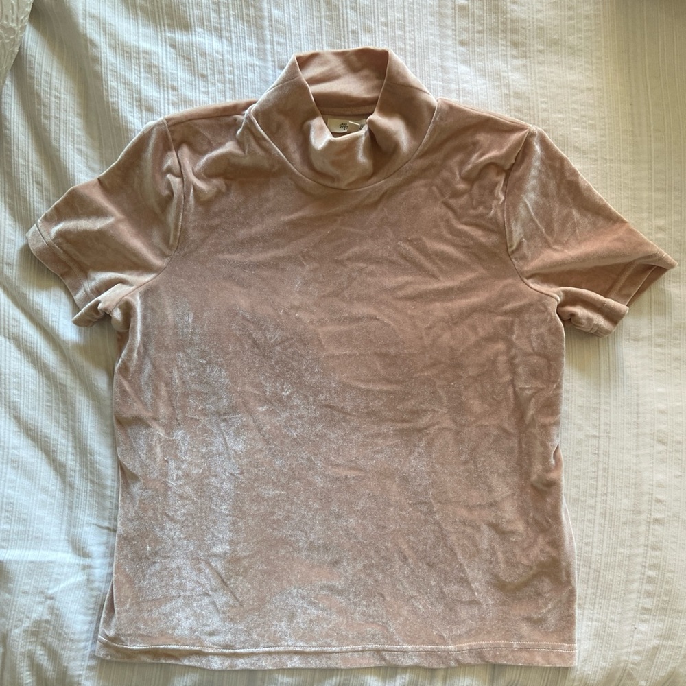 Madewell Velvet Mockneck (Small)